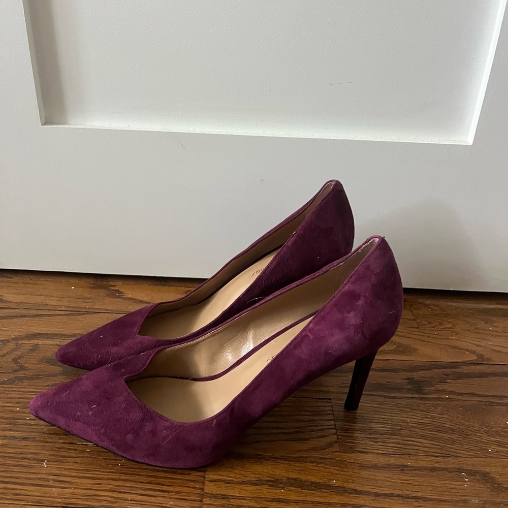 Banana Republic Purple Suede Women's Heels